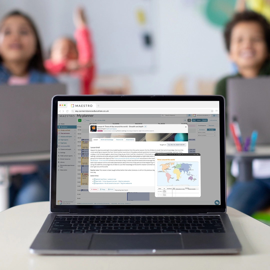The platform and the curriculum together